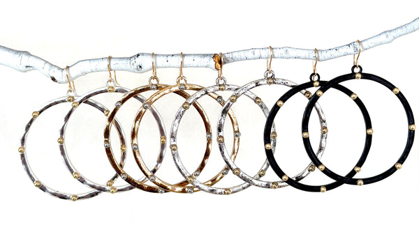 studded hoops-cvst-NEW-Best Seller