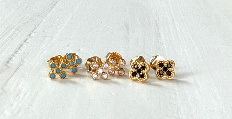cz cross studs-cvcl-BEST SELLER