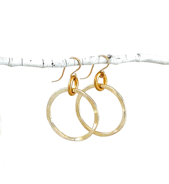 small hammered hoops-cvlghs-BEST SELLER
