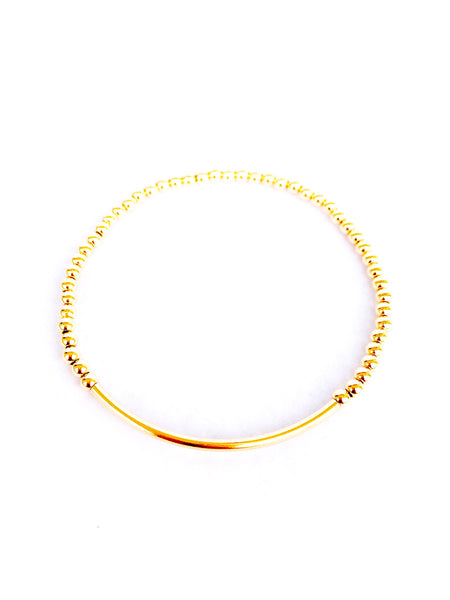 gold bar bracelet-cvbgb